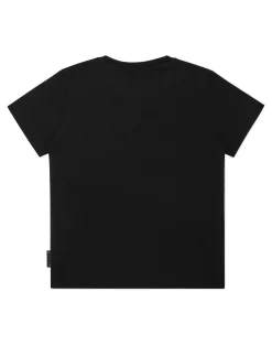 PHILIPP PLEIN T-shirt Round Neck SS Gothic Plein>Bambino Abbigliamento