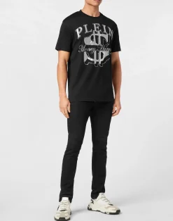 PHILIPP PLEIN T-shirt Round Neck SS Money Hungry><noscript><img data-lazyloaded=