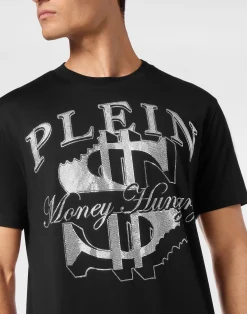PHILIPP PLEIN T-shirt Round Neck SS Money Hungry><noscript><img data-lazyloaded=