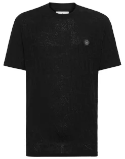 PHILIPP PLEIN T-shirt Round Neck SS Monogram>Uomo T-Shirts