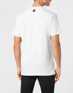 PHILIPP PLEIN T-shirt Round Neck SS Plein Coursive><noscript><img data-lazyloaded=