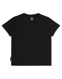 PHILIPP PLEIN T-shirt Round Neck SS Skull&Bones>Bambino Abbigliamento