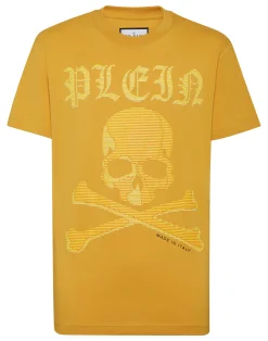 PHILIPP PLEIN T-shirt Round Neck SS Skull&Bones>Uomo T-Shirts