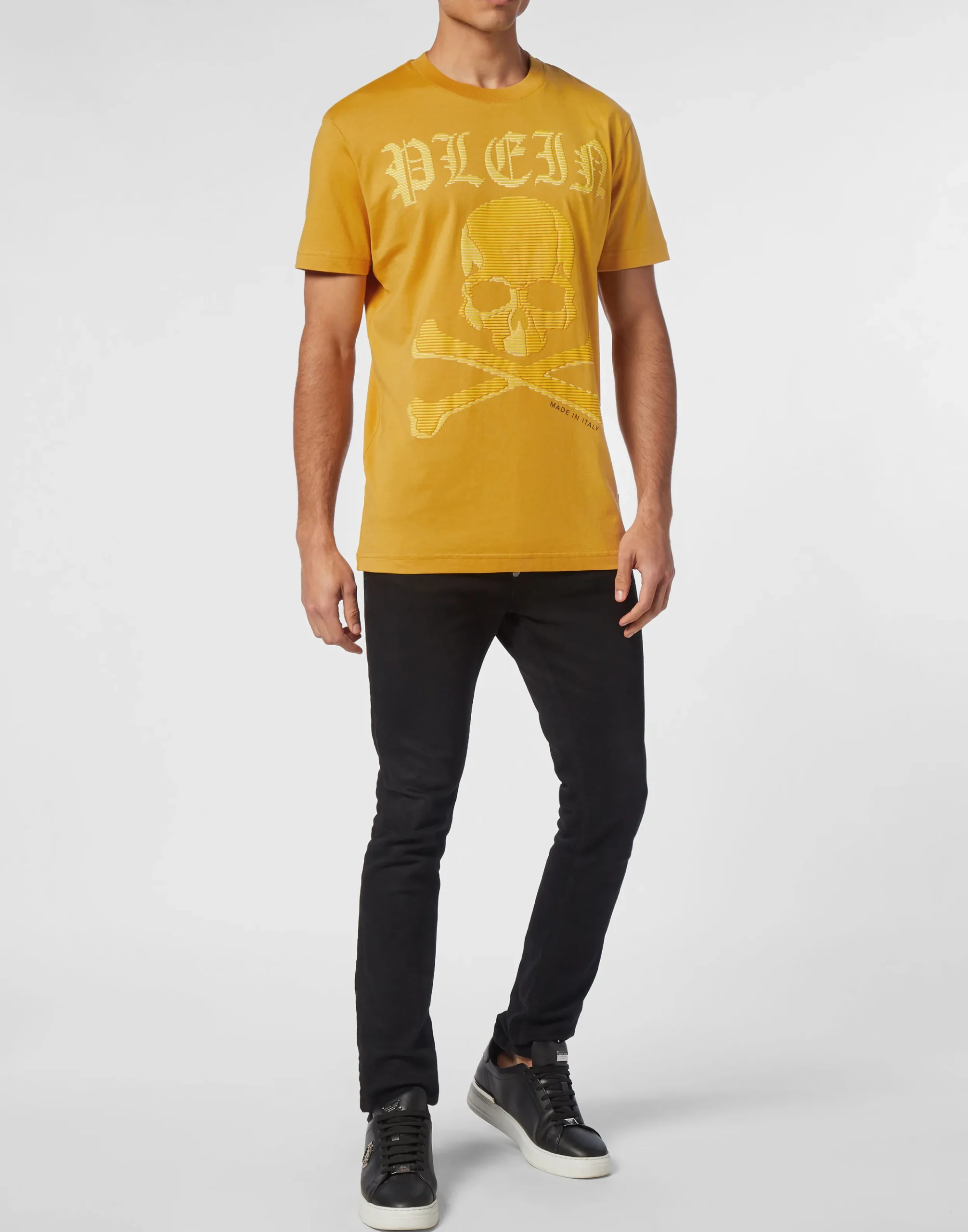PHILIPP PLEIN T-shirt Round Neck SS Skull&Bones>Uomo T-Shirts