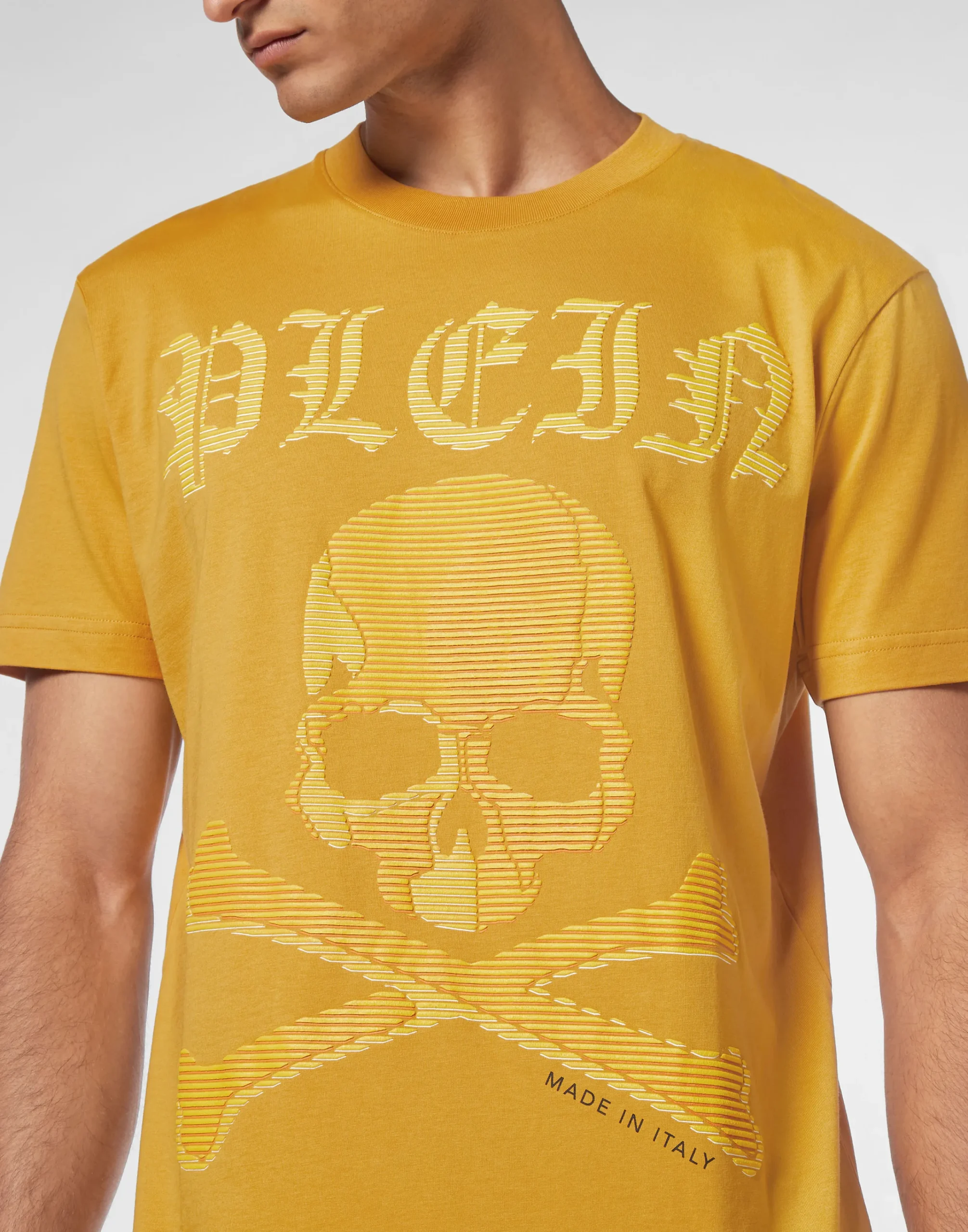 PHILIPP PLEIN T-shirt Round Neck SS Skull&Bones>Uomo T-Shirts