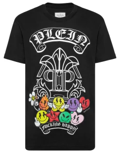 PHILIPP PLEIN T-shirt Round Neck SS Smile>Uomo T-Shirts
