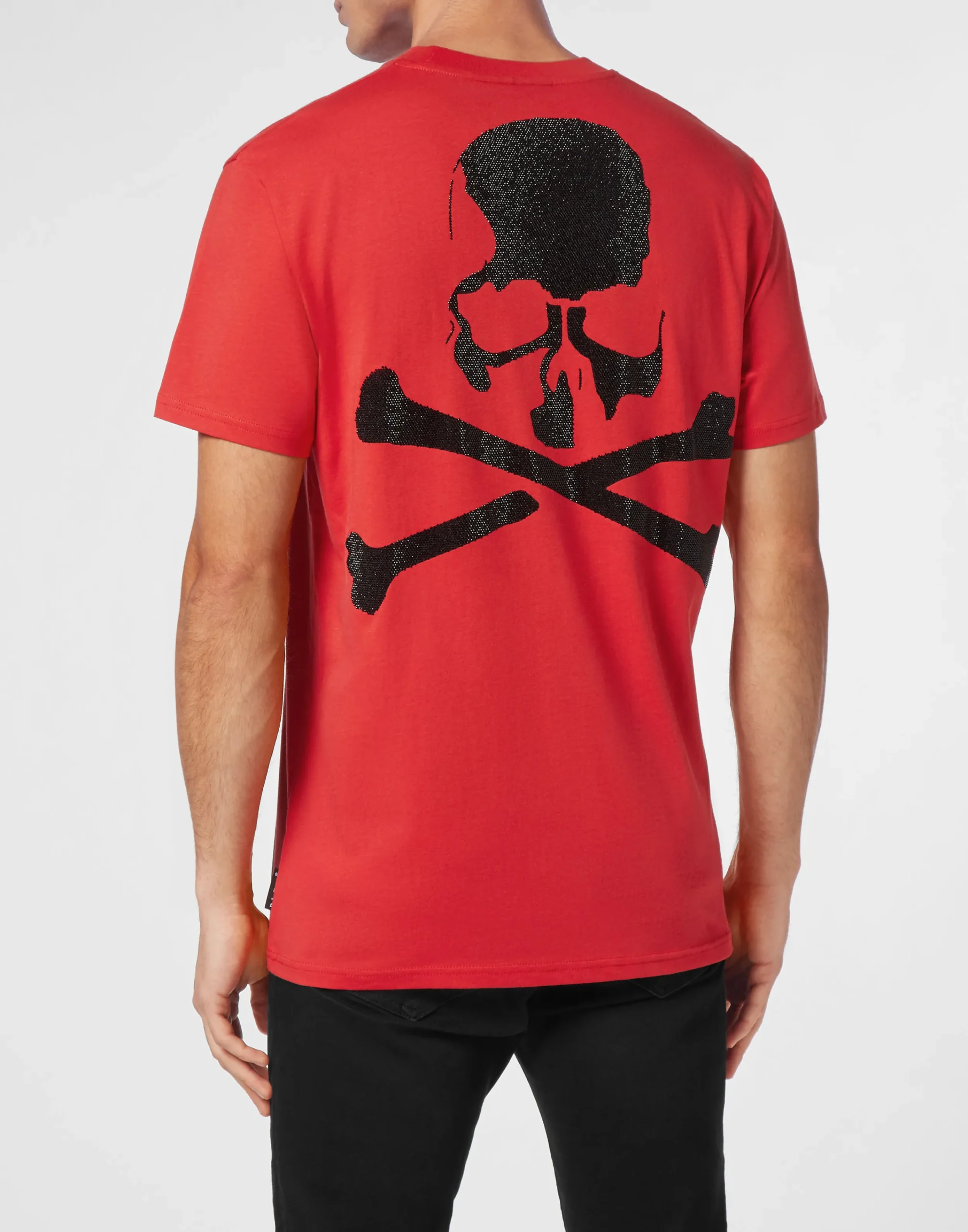 PHILIPP PLEIN T-shirt Round Neck SS Stones Skull&Bones>Uomo T-Shirts