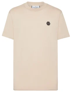 PHILIPP PLEIN T-shirt Round Neck SS Stones Skull&Bones>Uomo T-Shirts