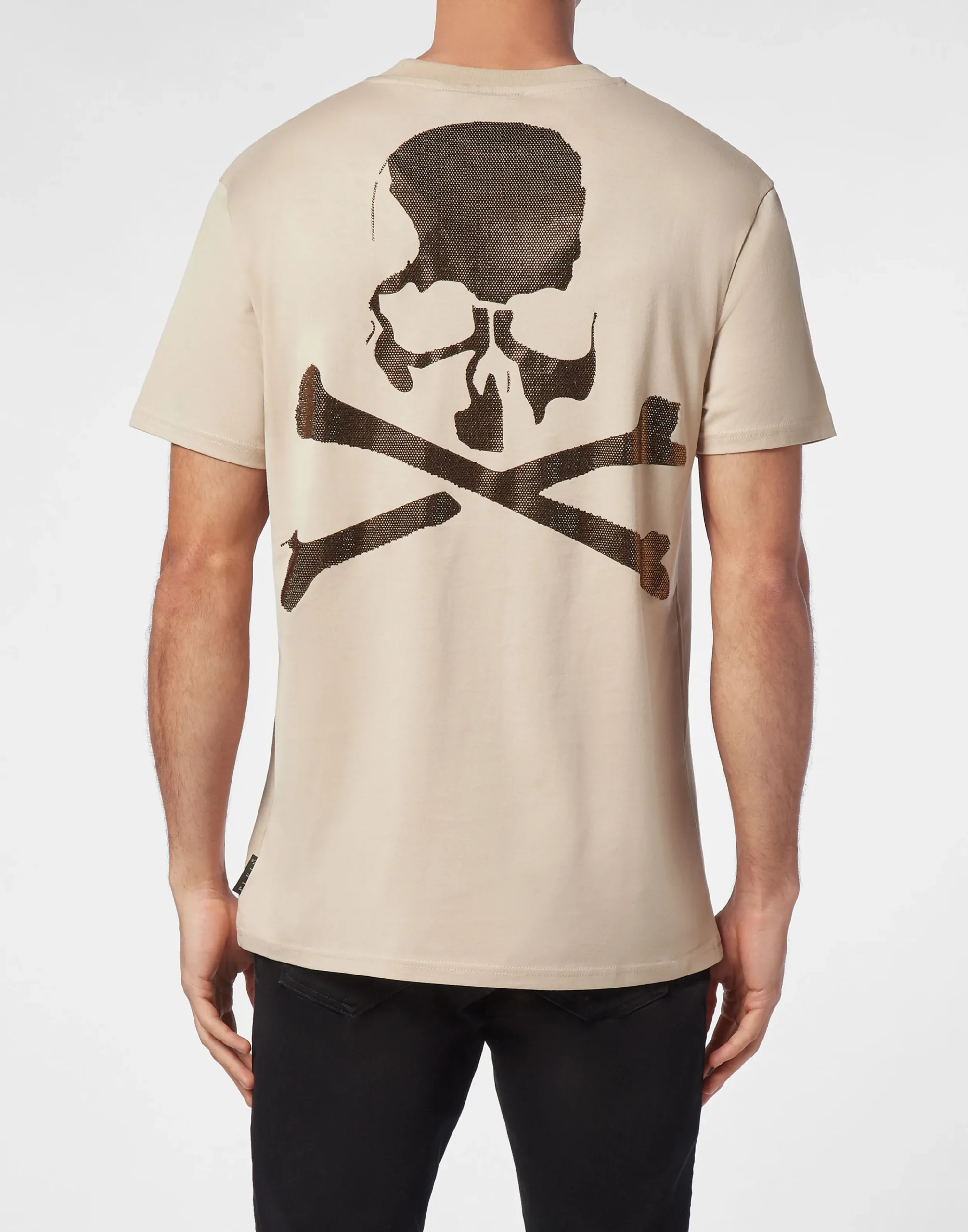 PHILIPP PLEIN T-shirt Round Neck SS Stones Skull&Bones>Uomo T-Shirts