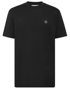 PHILIPP PLEIN T-shirt Round Neck SS Strass Gothic Plein>Uomo T-Shirts