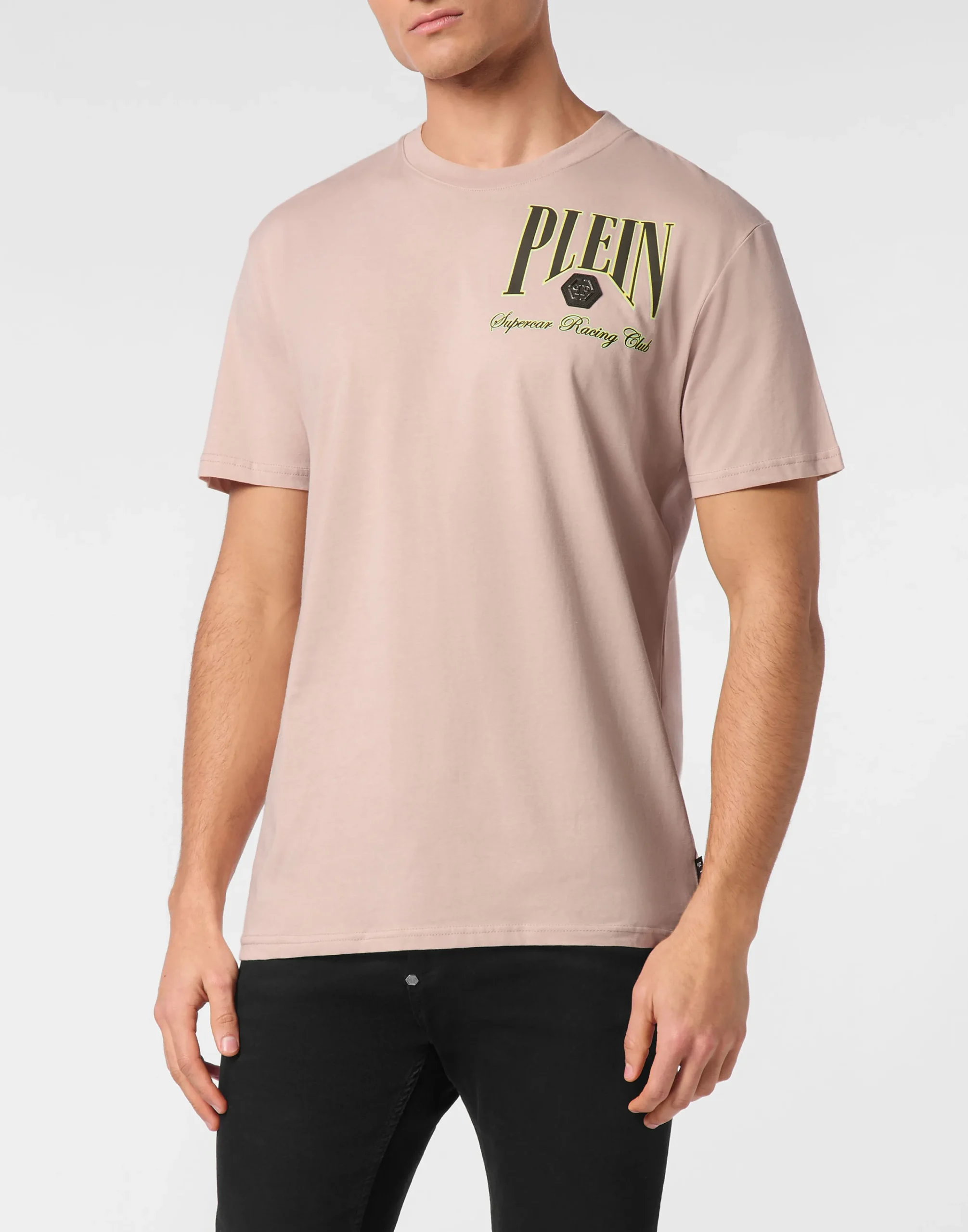 PHILIPP PLEIN T-shirt Round Neck SS Supercar Racing>Uomo T-Shirts