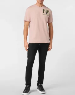 PHILIPP PLEIN T-shirt Round Neck SS Supercar Racing><noscript><img data-lazyloaded=