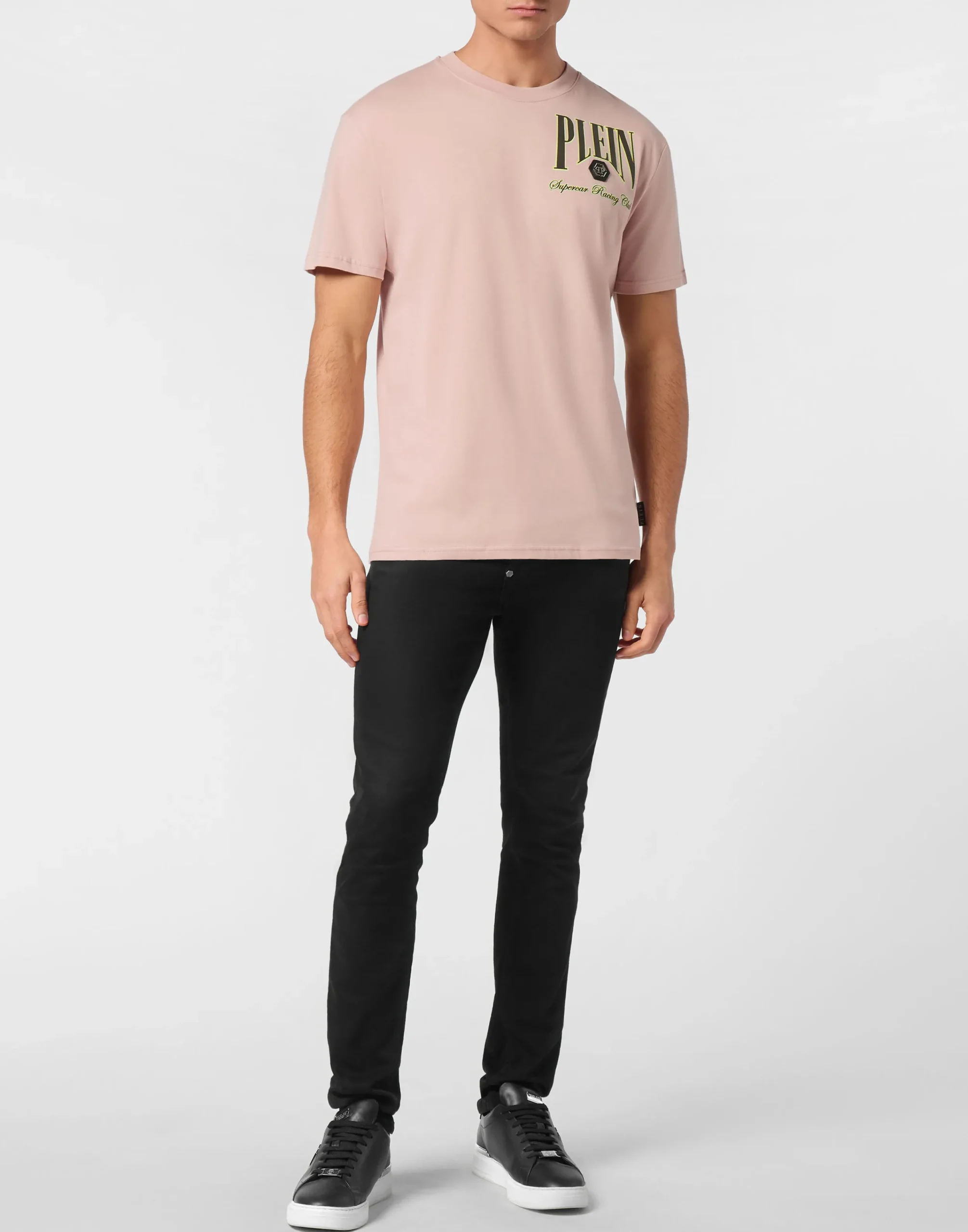 PHILIPP PLEIN T-shirt Round Neck SS Supercar Racing>Uomo T-Shirts