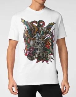 PHILIPP PLEIN T-shirt Round Neck SS Tattoo>Uomo T-Shirts