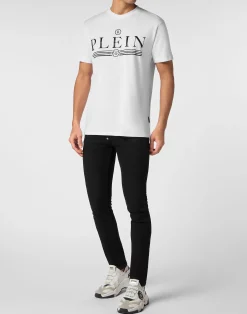 PHILIPP PLEIN T-shirt Round Neck SS Tattoo><noscript><img data-lazyloaded=