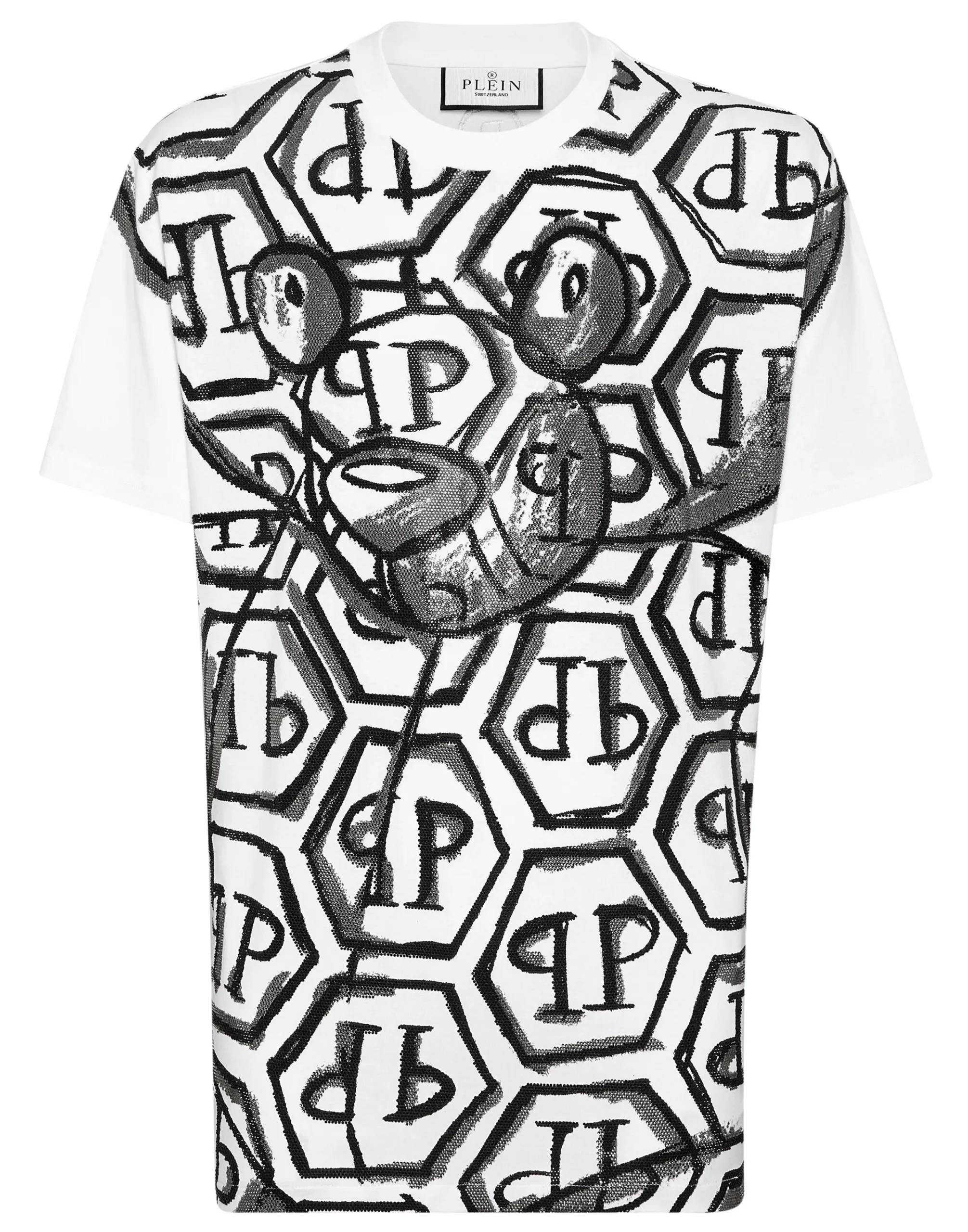 PHILIPP PLEIN T-shirt Round Neck SS Teddy Bear>Uomo T-Shirts
