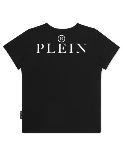PHILIPP PLEIN T-shirt Round Neck SS Teddy Bear>Bambino Abbigliamento