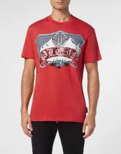 PHILIPP PLEIN T-shirt Round Neck SS With Patch>Uomo T-Shirts