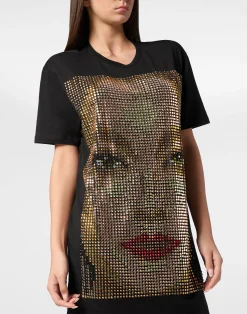 PHILIPP PLEIN T-shirt Short Dresses Face><noscript><img data-lazyloaded=