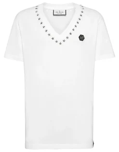 PHILIPP PLEIN T-shirt V-Neck SS>Uomo T-Shirts