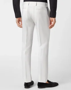 PHILIPP PLEIN Twill Wool Long Trousers Lord fit><noscript><img data-lazyloaded=