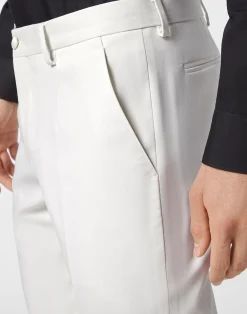 PHILIPP PLEIN Twill Wool Long Trousers Lord fit><noscript><img data-lazyloaded=