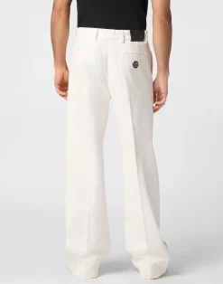 PHILIPP PLEIN Velvet Wide Leg Trousers><noscript><img data-lazyloaded=