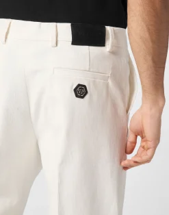 PHILIPP PLEIN Velvet Wide Leg Trousers><noscript><img data-lazyloaded=