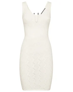 PHILIPP PLEIN Viscose Mini Dress Monogram>Donna Abiti E Gonne|Maglieria