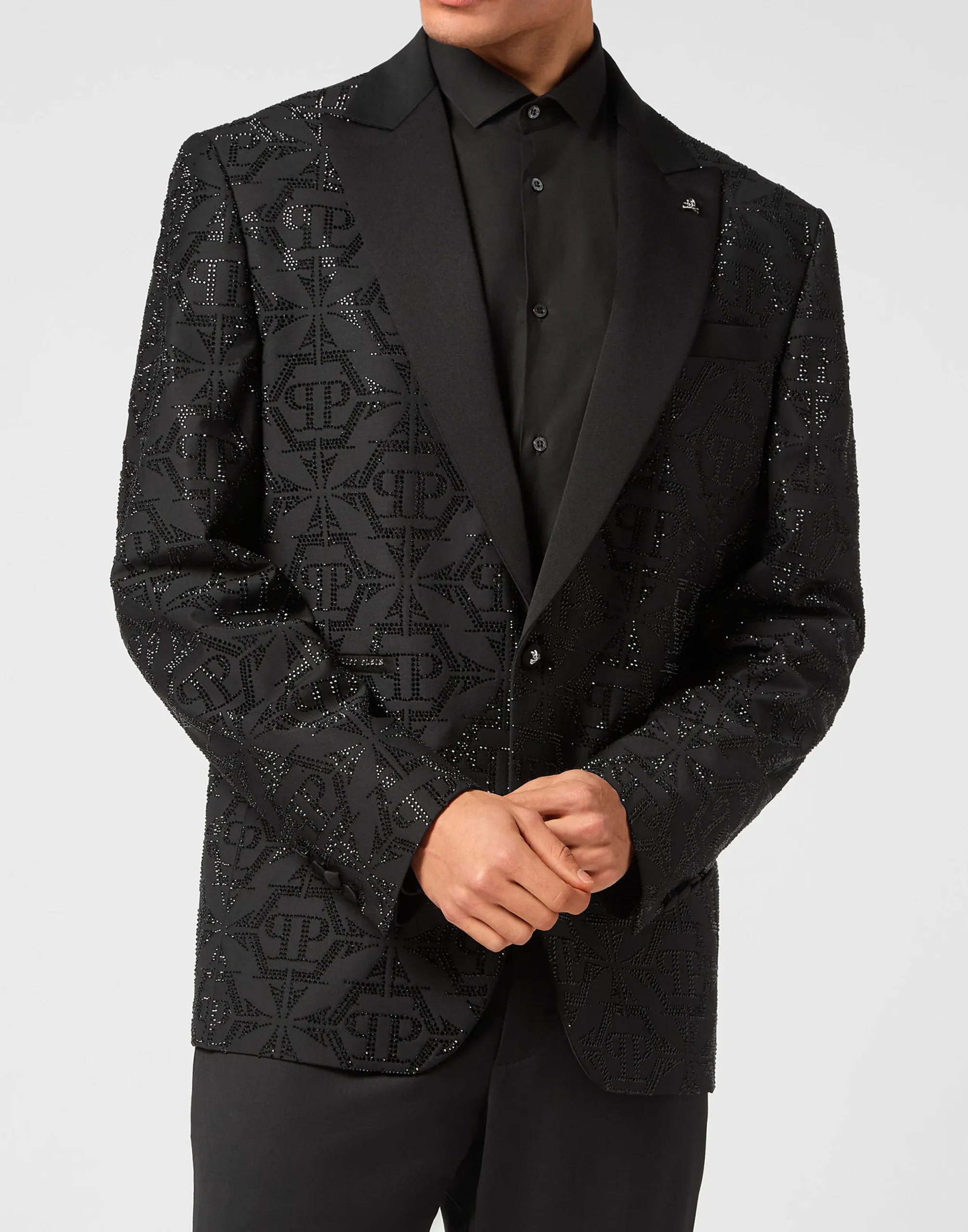 PHILIPP PLEIN Wool Blazer Lord fit Hexagon>Uomo Sartorial