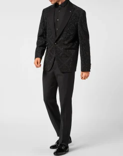 PHILIPP PLEIN Wool Blazer Lord fit Hexagon><noscript><img data-lazyloaded=