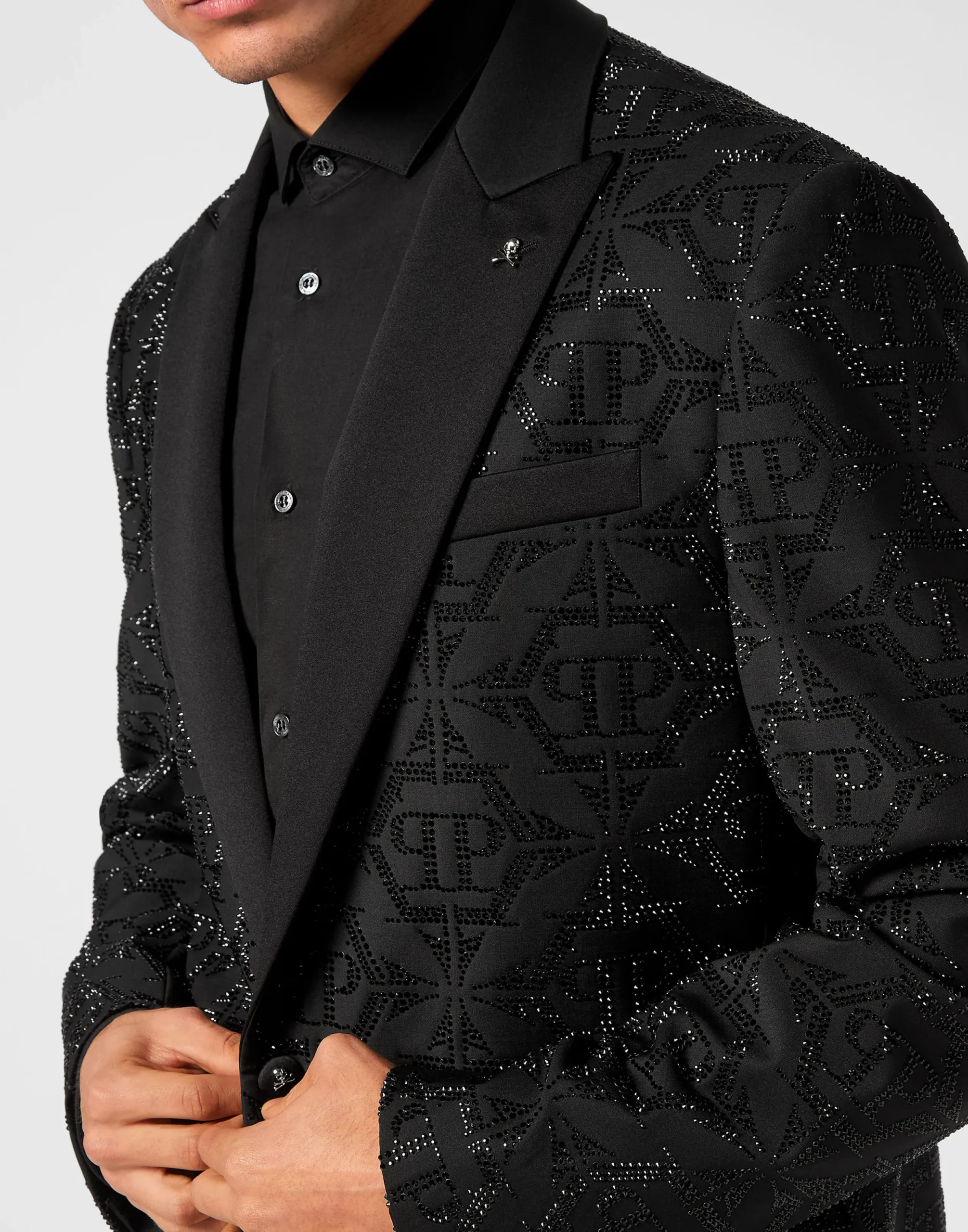 PHILIPP PLEIN Wool Blazer Lord fit Hexagon>Uomo Sartorial