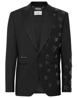 PHILIPP PLEIN Wool Blazer Lord Fit Stars>Uomo Sartorial