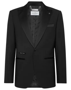 PHILIPP PLEIN Wool Blazer Lord fit with Crystals Gothic Plein>Uomo Sartorial