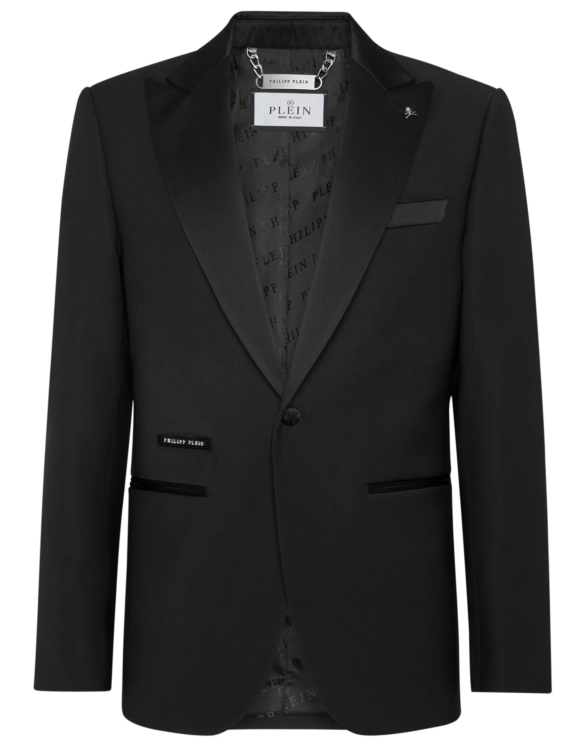 PHILIPP PLEIN Wool Blazer Lord fit with Crystals Gothic Plein>Uomo Sartorial