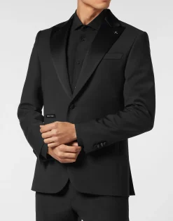 PHILIPP PLEIN Wool Blazer Lord fit with Crystals Gothic Plein>Uomo Sartorial