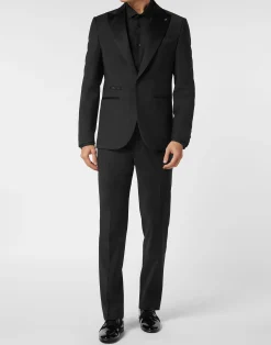 PHILIPP PLEIN Wool Blazer Lord fit with Crystals Gothic Plein><noscript><img data-lazyloaded=