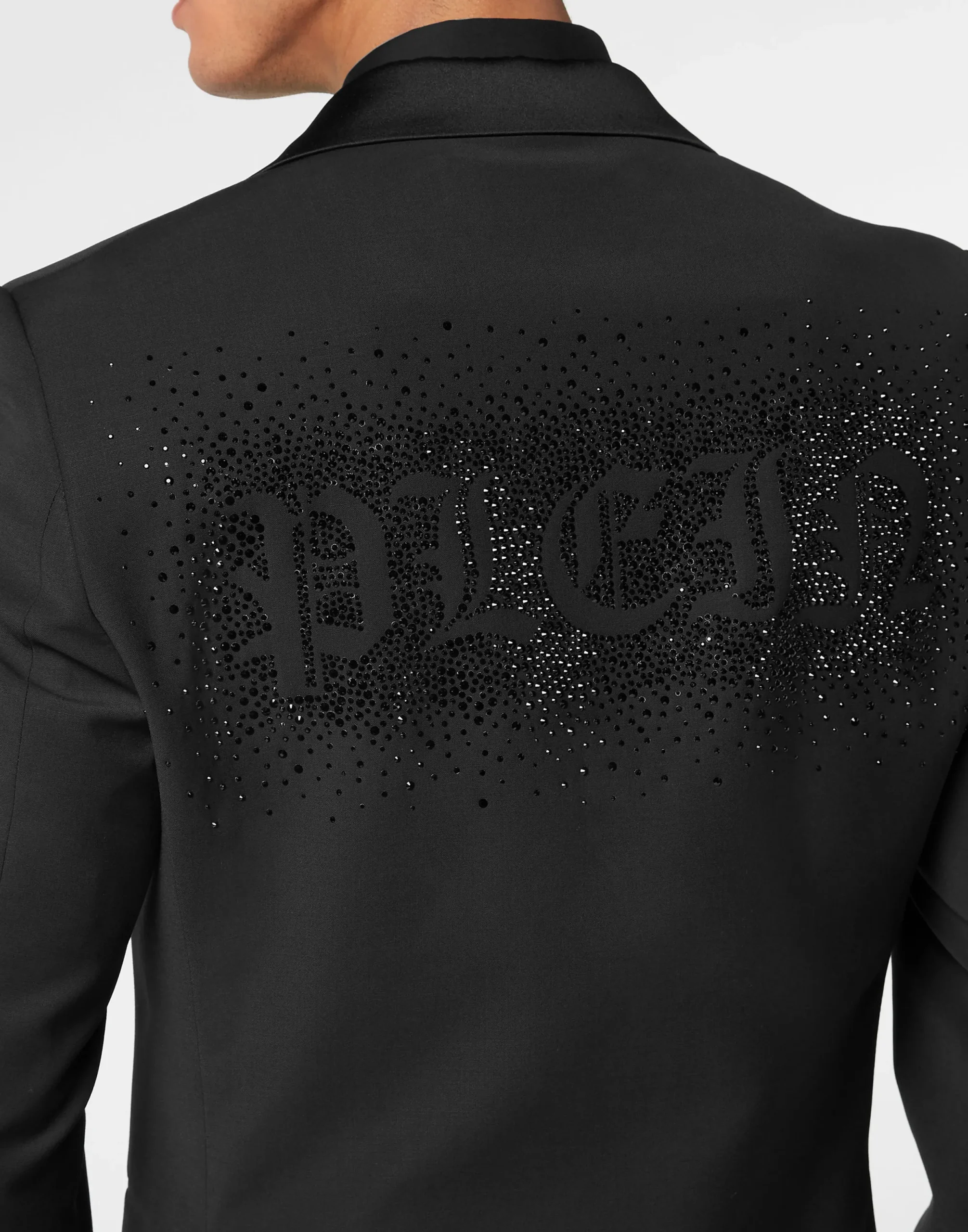 PHILIPP PLEIN Wool Blazer Lord fit with Crystals Gothic Plein>Uomo Sartorial