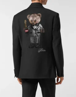 PHILIPP PLEIN Wool Blazer Teddy Waiter><noscript><img data-lazyloaded=