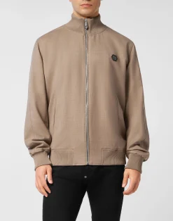 PHILIPP PLEIN Wool Jacket Stripes>Uomo Giacche E Cappotti