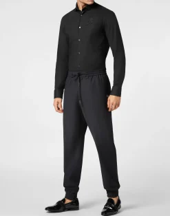 PHILIPP PLEIN Wool Jogging Trousers><noscript><img data-lazyloaded=