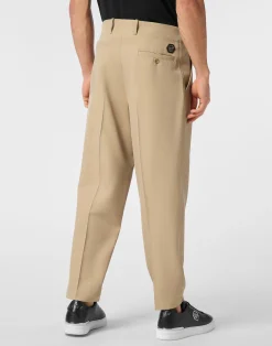 PHILIPP PLEIN Wool Trousers Chinos Classic Fit><noscript><img data-lazyloaded=