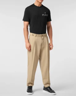 PHILIPP PLEIN Wool Trousers Chinos Classic Fit><noscript><img data-lazyloaded=