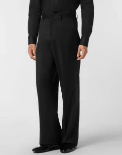 PHILIPP PLEIN Wool Wide Leg Trousers><noscript><img data-lazyloaded=