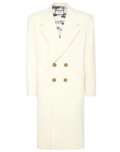 PHILIPP PLEIN Wool/Cashmere Coat LS>Uomo Giacche E Cappotti