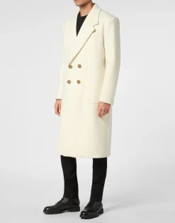 PHILIPP PLEIN Wool/Cashmere Coat LS>Uomo Giacche E Cappotti