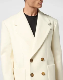 PHILIPP PLEIN Wool/Cashmere Coat LS><noscript><img data-lazyloaded=