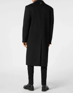 PHILIPP PLEIN Wool/Cashmere Coat LS><noscript><img data-lazyloaded=
